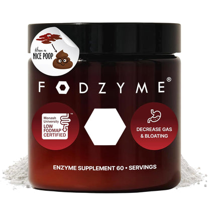 FODZYME® Home Kit Digestive Enzymes for Gut Health, Relief for Bloating, Gas, Constipation, Diarrhea, Abdominal Pain, Low FODMAP, 60 Dose FODZYMEBuy Supplements Australia
