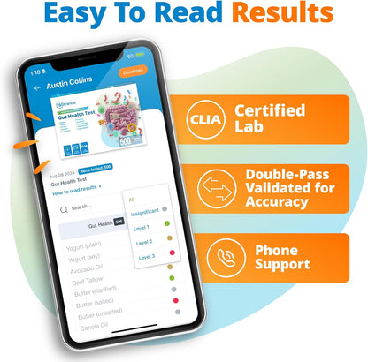 5Strands Gut Health Test + Beauty Hygiene Sensitivity Test Bundle, At-Home Hair Analysis for Adults & Kids, Identify Food Intolerances & Personal Care Ingredient Sensitivities, Results in 4 Days