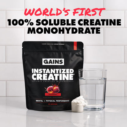 Gains in Bulk Instantized Creatine Monohydrate, Unflavored, 100 Servings