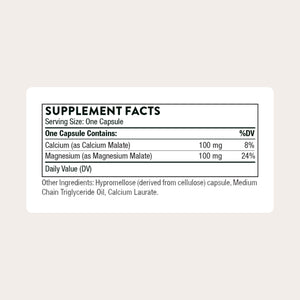 THORNE - Calcium-Magnesium Malate - Optimally Absorbed Magnesium & Calcium Mineral Supplement - Supports Bone, Muscle, Lung & Heart Health* - Third-Party Certified - Dairy & Gluten-Free - 240 Capsules THORNE buy supplements Au