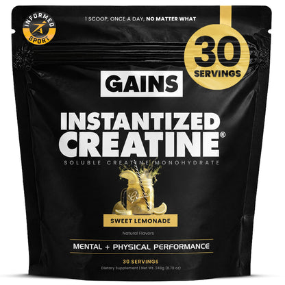 Gains in Bulk Instantized Creatine Monohydrate, Unflavored, 100 Servings