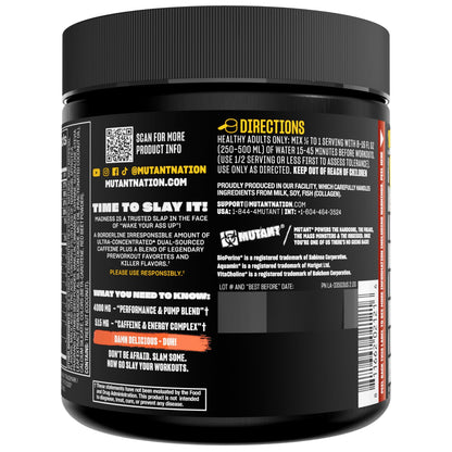 MUTANT Madness, Ultra-Concentrated Pre-Workout, Fruit Punch, 9.52 oz