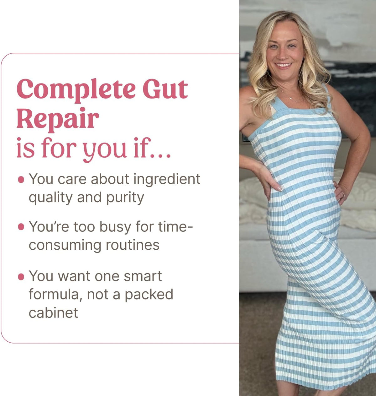 Happy Mammoth Complete Gut Repair for Bloating, Gut Health, Skin & Joints