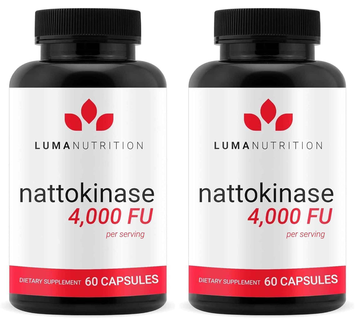 Luma Nutrition Nattokinase Supplement 4000 FU Per Serving - 60 Capsules