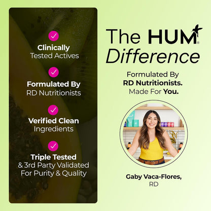 HUM Flatter Me Fiber Supplement & Flatter Me Plus Prebiotics & Probiotics