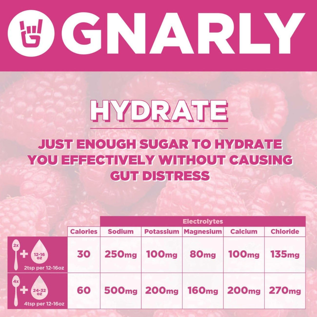 Gnarly Nutrition Hydrate Raspberry (14.10oz) Fuel2O Limeade - (25 Serv) Bulk Bag (25.57oz)