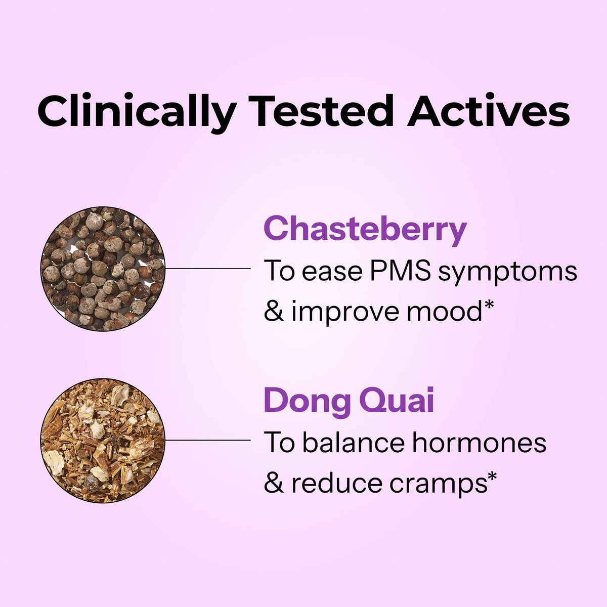 HUM Hormone Balance Supplement Chasteberry & Dong Quai, Women, 60 Count