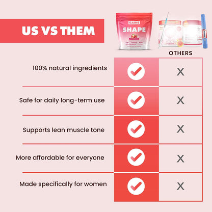 Gains in Bulk Shape Creatine for Women, Strawberry Fizz, 20 pk