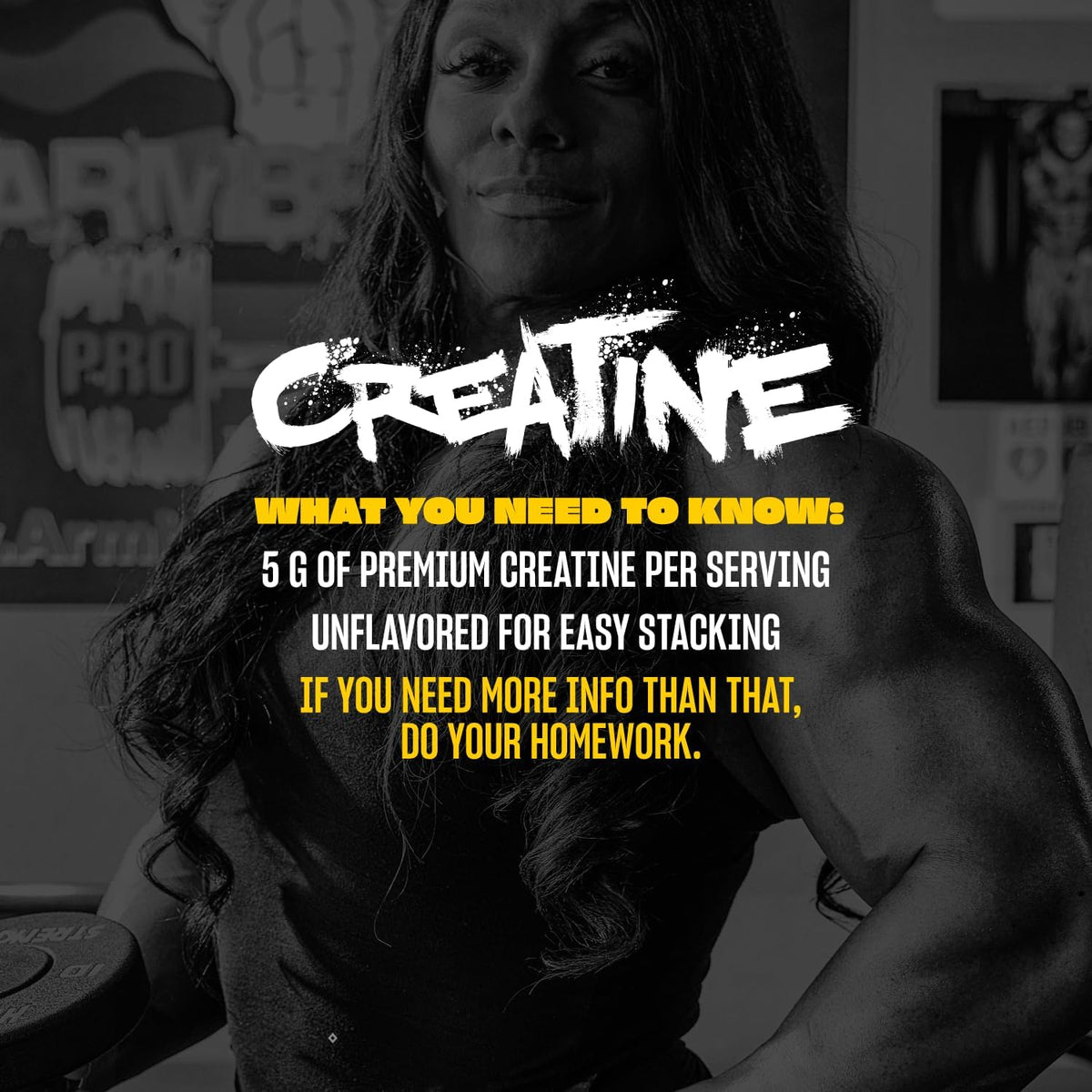 Mutant Creatine - Creatine Monohydrate Micronized Powder - Creatine Powder Supplement for Enhanced high-Intensity Performance - 60 Servings- 300 g - Unflavored