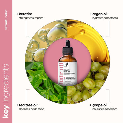 ArtNaturals Biotin & Collagen Hair Oil, 4 oz