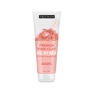Suplement ​Freeman Exotic Blends French Pink Clay Peel-Off Face Mask, Pore Clearing Facial Mask, Detoxifies & Removes Impurities, Clean Skincare, For Normal & Combination Skin, VelvetGlow USA