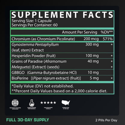 Nutrex Research LIPO SIX Stim-Free Metabolism & Appetite Support Supplement – Reduce Hunger | Non-Stimulant Weight Management Supplement for Women and Men – 60 Servings