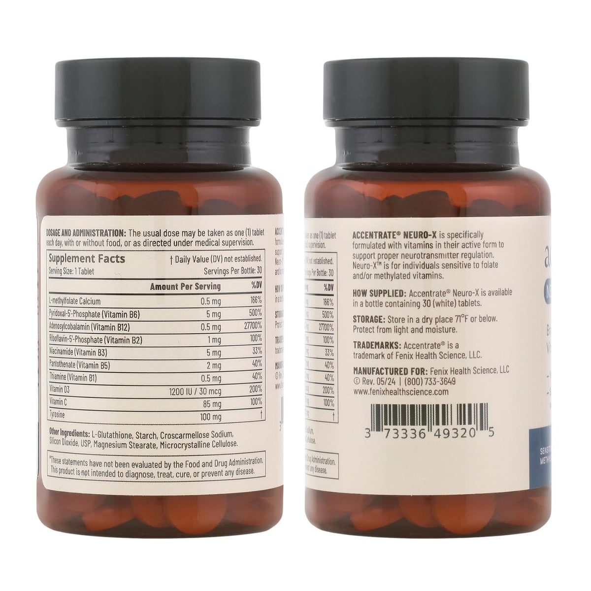 Accentrate Neuro - Brain Health, Methylated Vitamin B Complex, MTHFR | Every B vitamin already in its active form, so your body does not have to convert it first. Supports focus and mood.