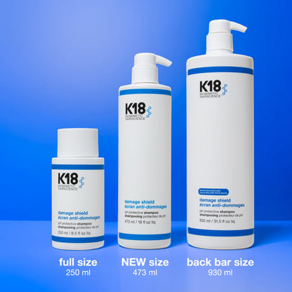 K18 Damage Shield Protective Shampoo, Reduces Frizziness & Tangles, Maintains Hair Health