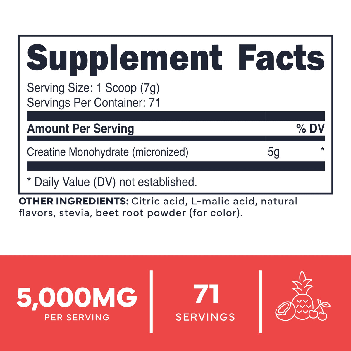 Type Zero Creatine Monohydrate Powder (Unflavored) 500 Grams, Micronized | 5000mg Per Serving, Zero Sugar, Keto Friendly & Gluten-Free, 100 Servings