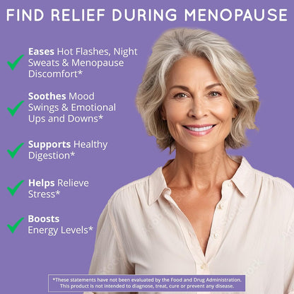 Go With The Flow Menopause Support & Vegan Collagen Builder Collagen Pills