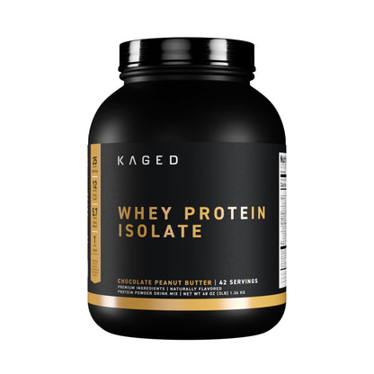 Kaged Whey Protein Isolate Elite Powder | Vanilla | Whey, Casein, & Milk Protein Blend | Post Workout Recovery Drink | Supports Muscle Building | Supplements for Men & Women | 2 lbs