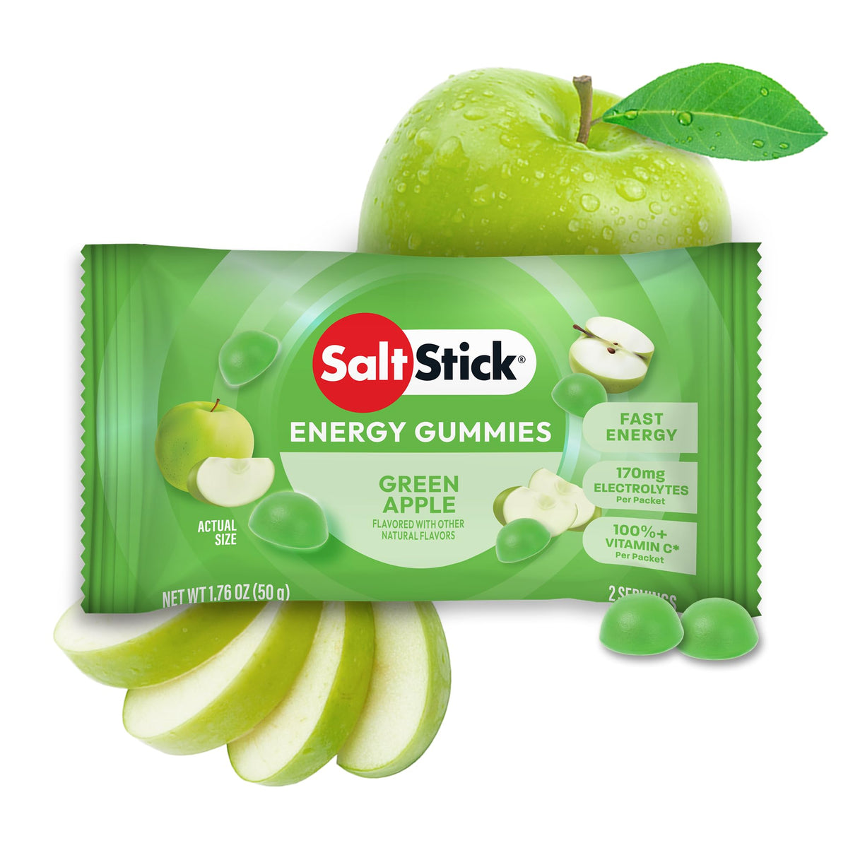 SaltStick Energy Chews Energy Gummies Variety Pack 10 Bags/ 20 Servings