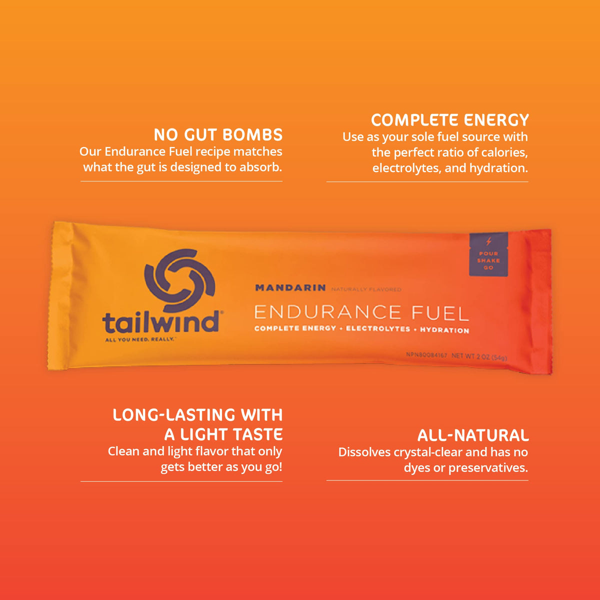 Tailwind Nutrition Endurance Fuel, Berry, 12 Servings