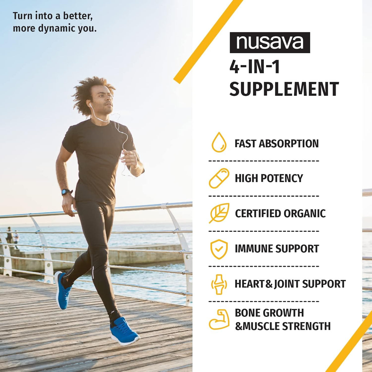 NUSAVA Strawberry Flavored D3 K2 Liquid Drops and Vanilla Flavored D3 K2 Liquid Drops Bundle - Potent Liquid Vitamins for Heart, Joint, Bone, Muscle, & Immune Support - Non-GMO, Gluten-Free, 2pk Each