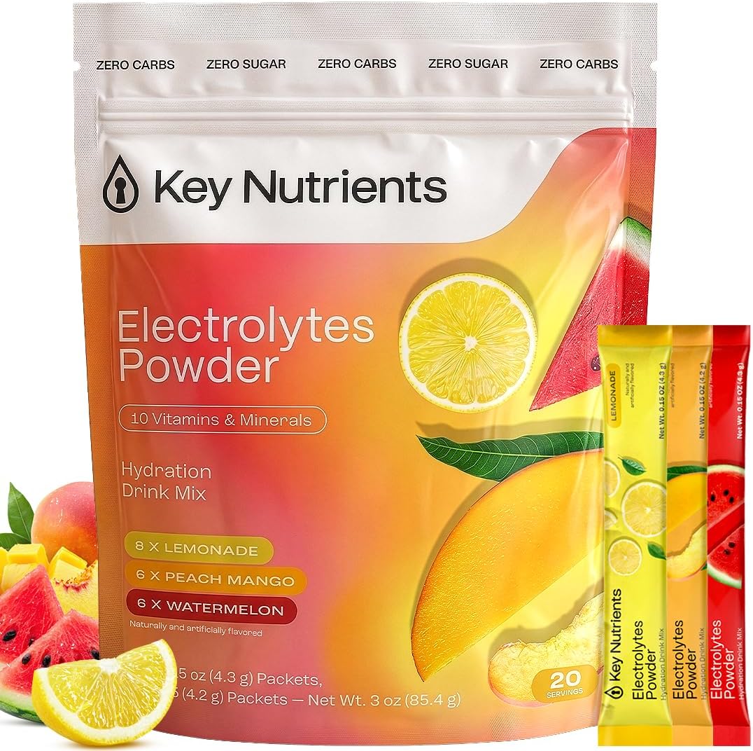 KEY NUTRIENTS Electrolytes Bundle, 200 Capsules + Variety 20 Ct