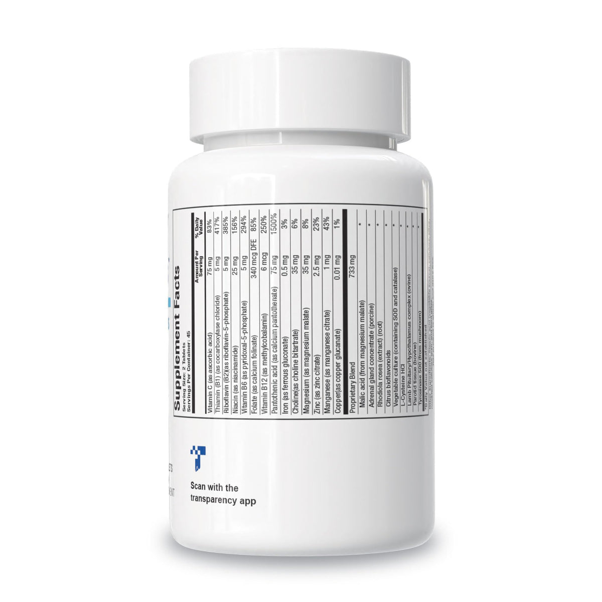BIOTICS RESEARCH ADB5-Plus Support Healthy Adrenal Gland Function, Support Cortisol Levels, Positive Response to Stress, Healthy Energy Levels 90 Tablets