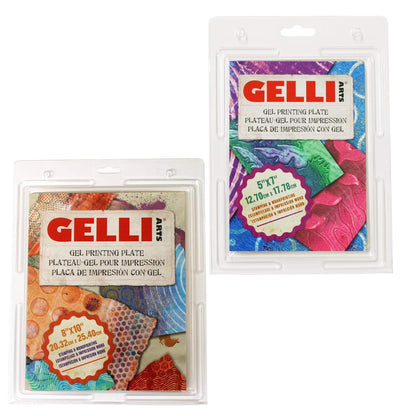 Gelli Arts Gel Printing Plate - 8" X 10" Gel Plate, Reusable Gel Printing Plate, Printmaking Gelli Plate for Art, Clear Gel Monoprinting Plate, Gel Plate Printing for Arts and Crafts