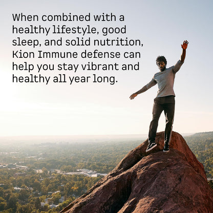 Kion Immune - Immune Support Supplement - Vitamin C Supplement - Vitamin C and Zinc for Everyday Wellness - 500 mg Vitamin C (Ascorbic Acid) and 10 mg Zinc - 120 Servings