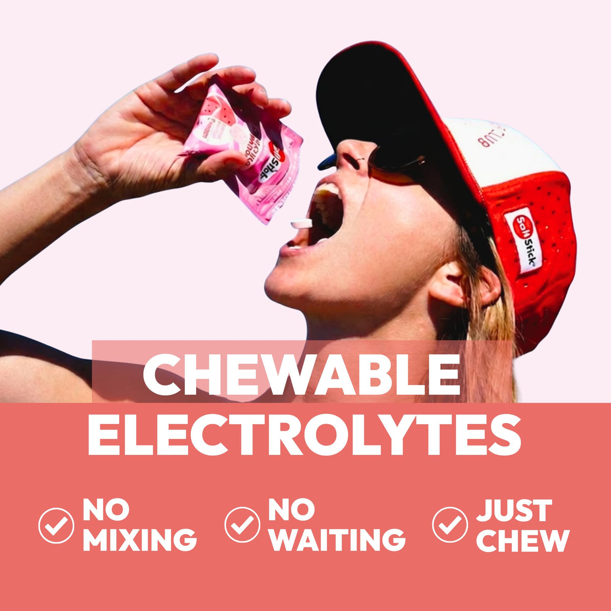 SaltStick High Sodium Electrolyte FastChews - Mixed Berry, 60 Tablets