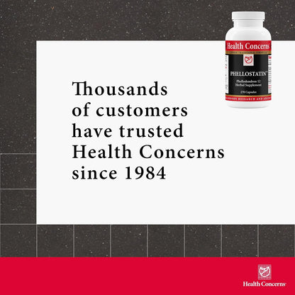 Health Concerns Phellostatin – Immune Support & Gut Health Supplement – Microbiome Detox Cleanse – Herbal Formula with Phellodendron Cortex – Chinese Herbal Medicine – 270 Capsules