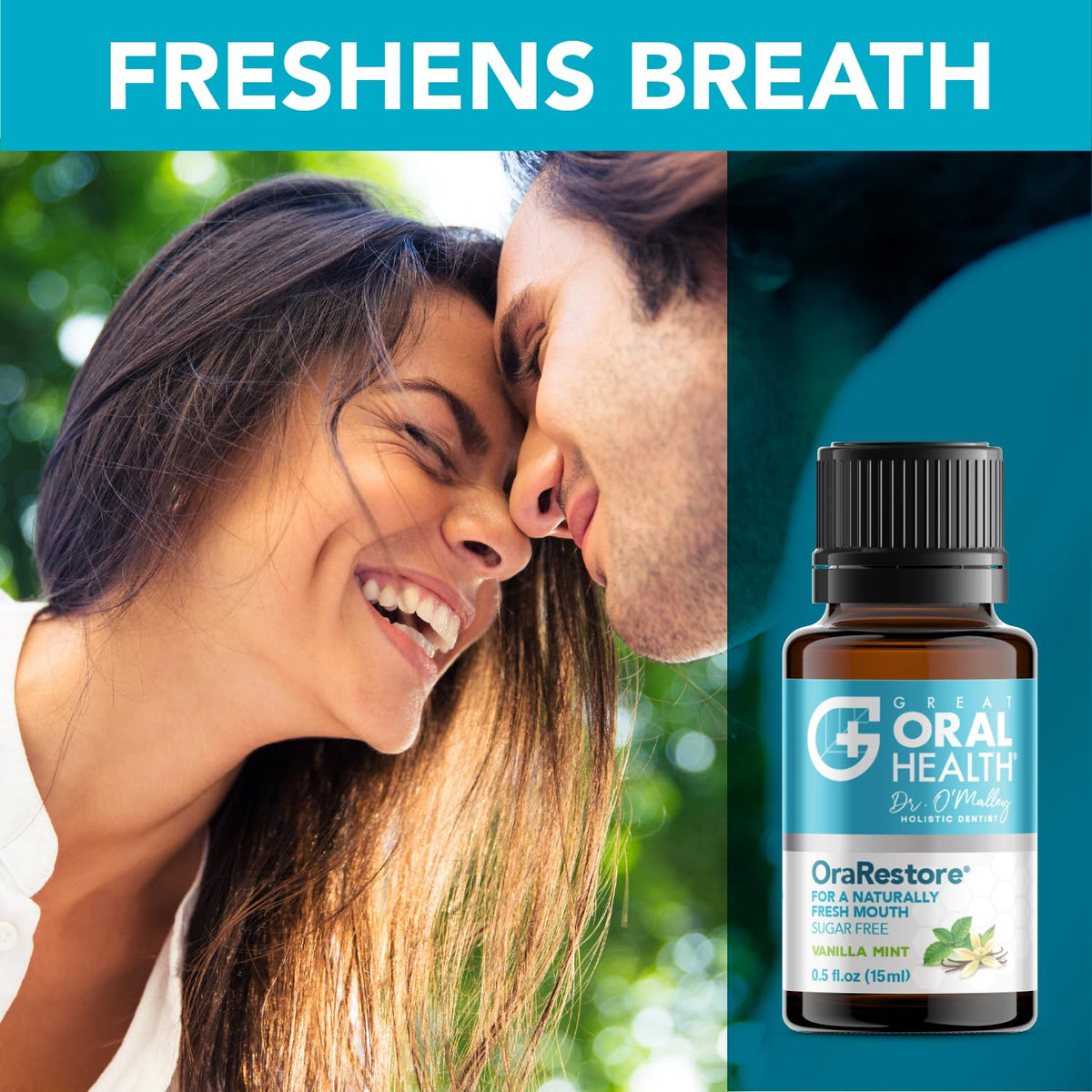 Suplement ​OraRestore Bad Breath Treatment for Adults Halitosis: Dentist Formulated Oral Rinse Concentrate Tooth Oil Liquid Toothpaste, Fresh Breath Mouthwash for Dry Mouth - VelvetGlow USA