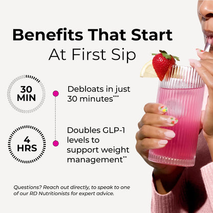 HUM Flatter Me Fiber Supplement & Flatter Me Plus Prebiotics & Probiotics