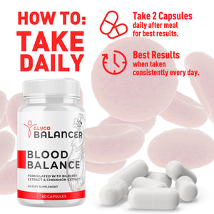 (2 Pack) Glyco Balancer Capsules, Official GlycoBalancer Health Support Pills with All Natural Ingredients, Glyco Balancer Advanced Health Support with Premium Vitamins for Women & Men (120 Capsules) MJOBuy Supplements Australia