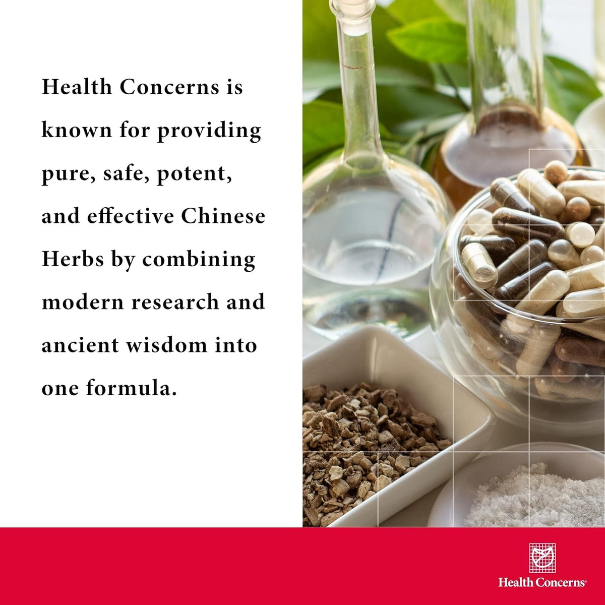 Health Concerns Power Mushrooms – Immune System & Natural Energy Support – Adaptogenic Mushroom Supplement with Reishi, Tremella, Maitake, Poria – Traditional Chinese Herbal Supplement - 90 Capsules