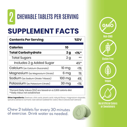 SaltStick High Sodium Electrolyte FastChews - Mixed Berry, 60 Tablets