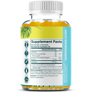 Sakoon nutrition Halal Collagen Gummies for Women and Men - Anti Aging, Hair Growth, Skin Care & Strong Nails Protein Collagen Supplements - Non-GMO, Gluten Free - Made in USA Sakoon nutrition buy supplements Au