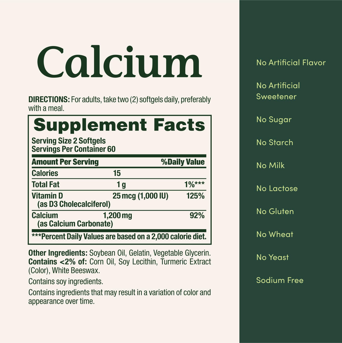 Suplement ​Nature’s Bounty Calcium 1200 mg with Vitamin D3, Bone Health & Immune Support, Vitamin D3 1000 IU, 220 Softgels - VelvetGlow USA