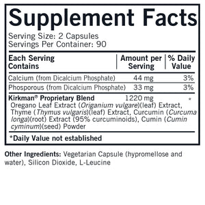 Kirkman CD-Herbal - Hypoallergenic -180 Vegetarian Capsules KirkmanBuy Supplements Australia