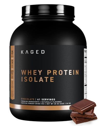 Kaged Whey Protein Isolate Elite Powder | Vanilla | Whey, Casein, & Milk Protein Blend | Post Workout Recovery Drink | Supports Muscle Building | Supplements for Men & Women | 2 lbs