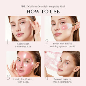 medicube Wrapping Mask PDRN Caffeine Overnight Peel Off Facial Mask | Firming, Depuffing & Hydration | Caffeine, Collagen For Refined, Glass Skin & Face Contour Support | Korean Skin Care, 2.53 fl.oz medicubeBuy Supplements Australia