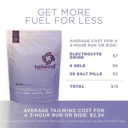 Tailwind Nutrition Endurance Fuel, Dauwaltermelon, 50-Serving Bag