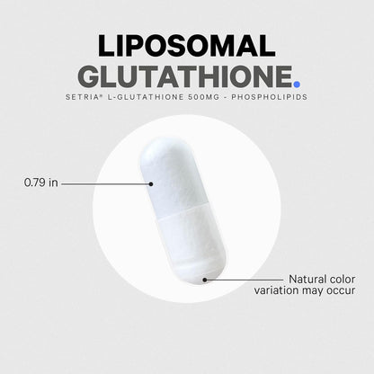Codeage Liposomal Glutathione Supplement - Pure Reduced Setria L-Glutathione, Liposomal Delivery, Phospholipid Complex - Encapsulated Glutathione Powder Pills - Vegan, Non-GMO - 60 Capsules CodeageBuy Supplements Australia