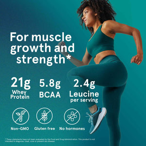 Puori Whey Protein Powder, Dark Chocolate - PW1 Pasture-Raised, Grass-Fed Whey Protein Powder Drink Mix containing BCAA Amino Acids - Post-Workout Supplement for Muscle Gain & Recovery - 30 Servings