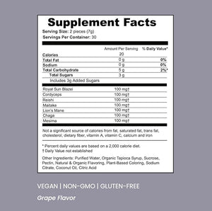 SOULBELLY Multi-Mushroom | Ritual Vitamin Gummies for Energy, Focus and Immune Balance | Vegan | Gluten-Free | Non-GMO | 60 Count SOULBELLY buy supplements Au