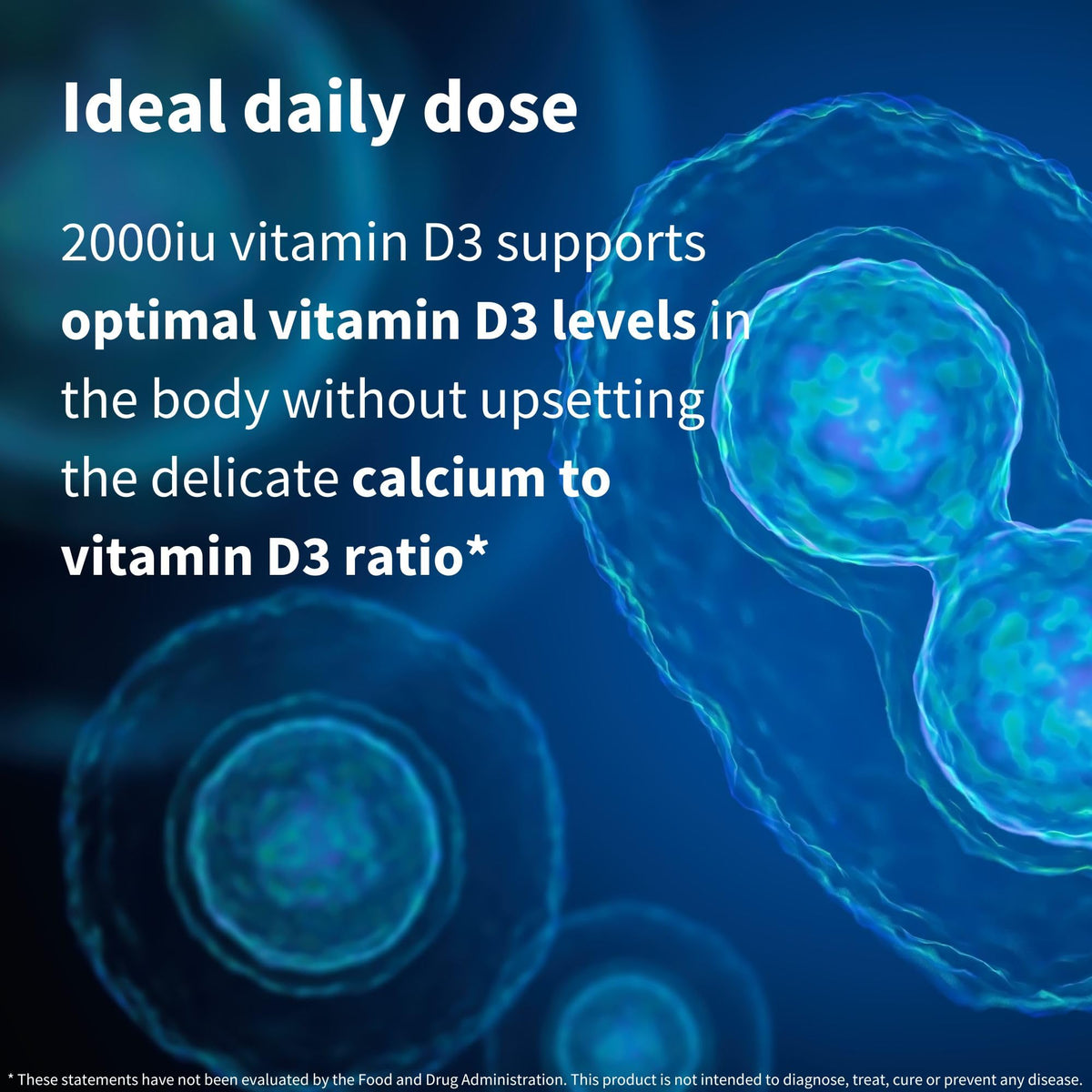 Igennus Daily Vitamin D3 2000iu, 50 mcg, Clean Label, 365 Small Tablets, 1-Year Supply, Vegetarian Cholecalciferol Vitamin D Supplement