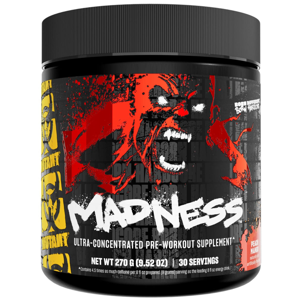 MUTANT Madness, Ultra-Concentrated Pre-Workout, Fruit Punch, 9.52 oz