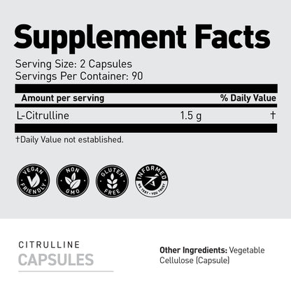 Kaged L-Citrulline Powder | Nitric Oxide Booster | Enhanced Pumps | Improve Muscle Vascularity | Supplements for Men & Women | Unflavored | 100 Servings