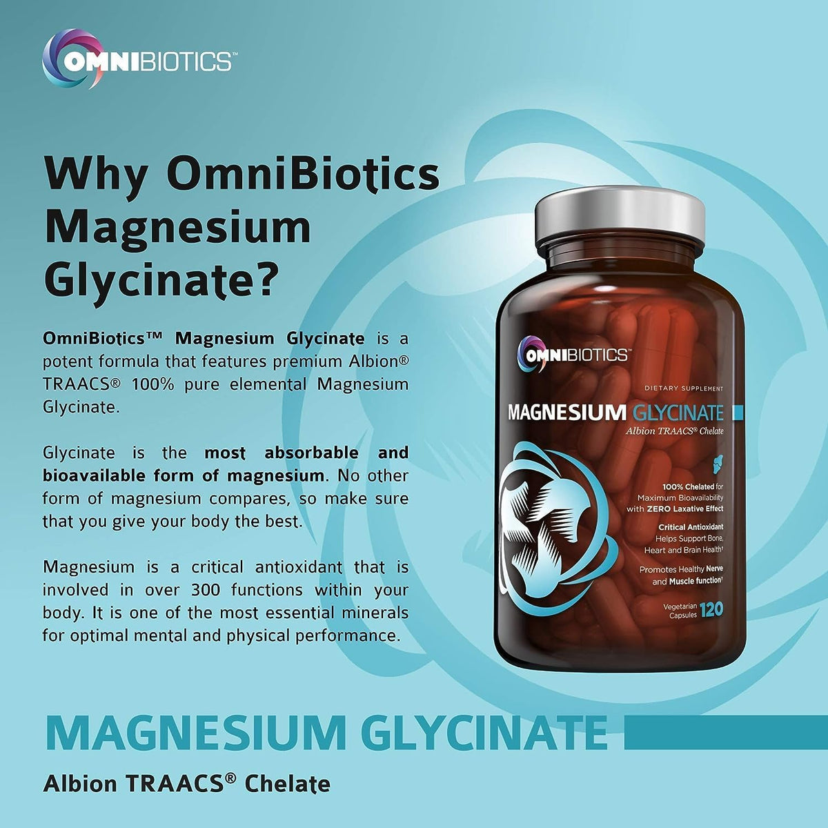 Magnseium Glycinate + Turmeric Curcumin