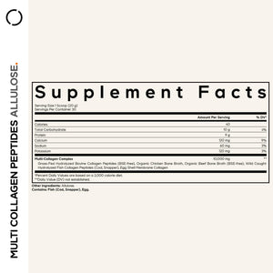 Codeage Multi Collagen Peptides Powder + Allulose - 5 Types - Grass-Fed Collagen - Rare Sugar Allulose Supplement - 0 Calorie Sweetener & 0 Carbs - 18 Amino Acids - Unflavored - Non-GMO - 30 Servings CodeageBuy Supplements Australia