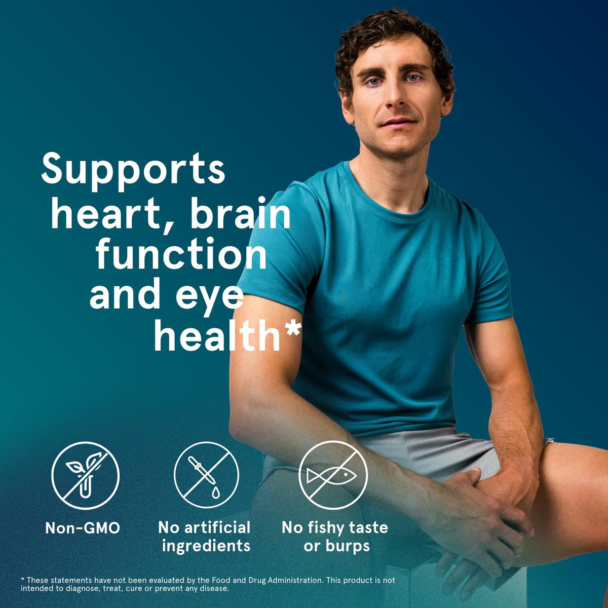 Suplement ​Puori Omega 3 Fish Oil Supplement - Ultra Pure & Burpless Wild Caught Fish Oil with 2000mg Omega 3 Fatty Acids,1250mg EPA & 500mg DHA Supports Heart, VelvetGlow USA